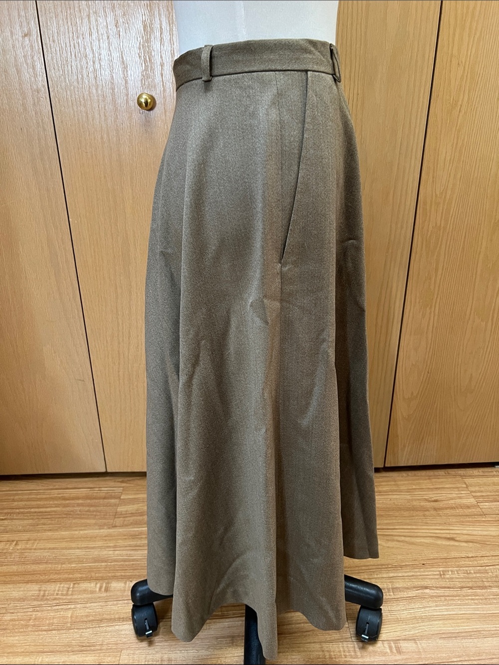 Vintage Ralph Lauren Wool Maxi Skirt Size 8 - Picture 3 of 8